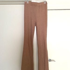 Beige lounge pants